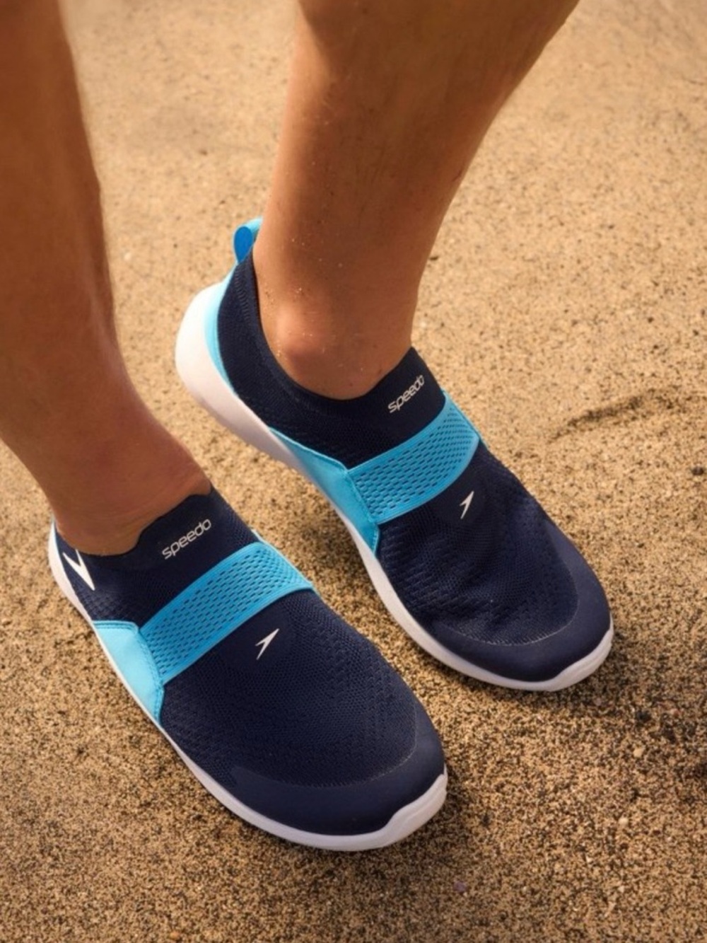Speedo Adult Men's Pull On Water Shoes - Navy L